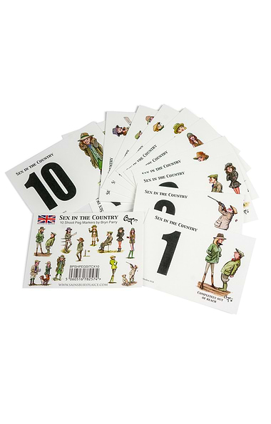 Ten Bryn Parry Shoot Peg Markers