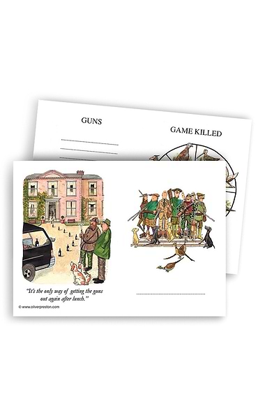 Oliver Preston Bridge Score Cards