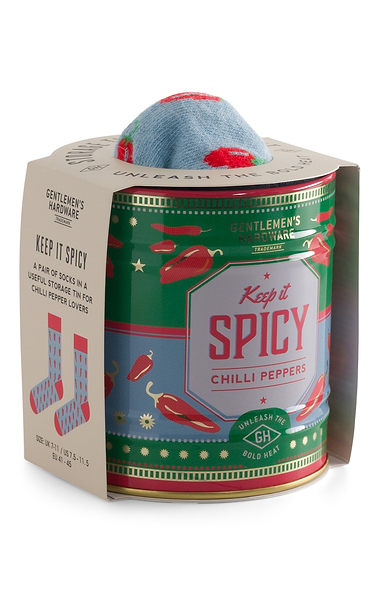 Novelty Sock and Tin Set