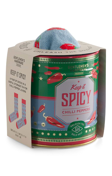 Novelty Sock and Tin Set