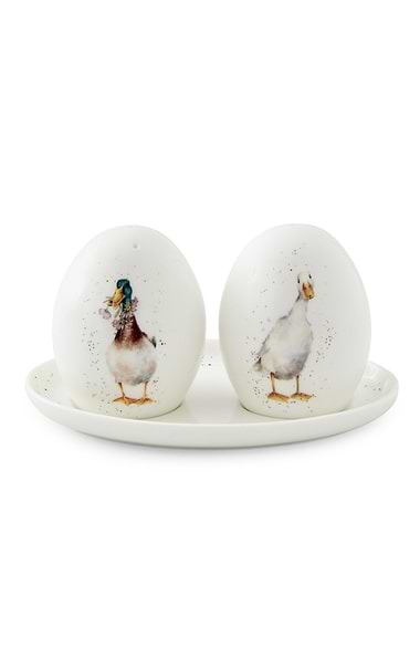 Wrendale Designs Salt and Pepper With Tray Set