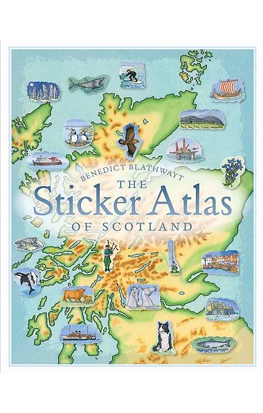 Sticker Atlas Of Scotland