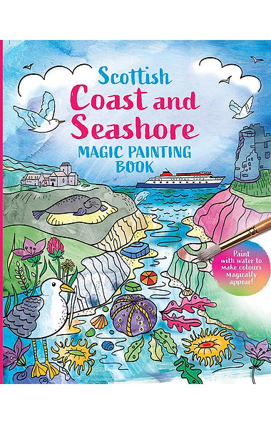 Scottish Coast and Seashore Magic Painting Book
