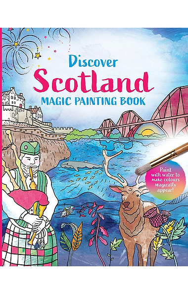 Discover Scotland Magic Painting Book