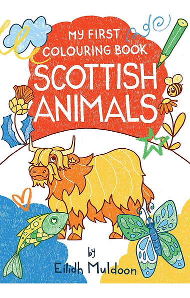 My First Colouring Book: Scottish Animals