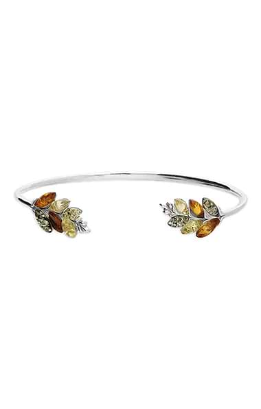 Mixed Amber Leaf Bangle