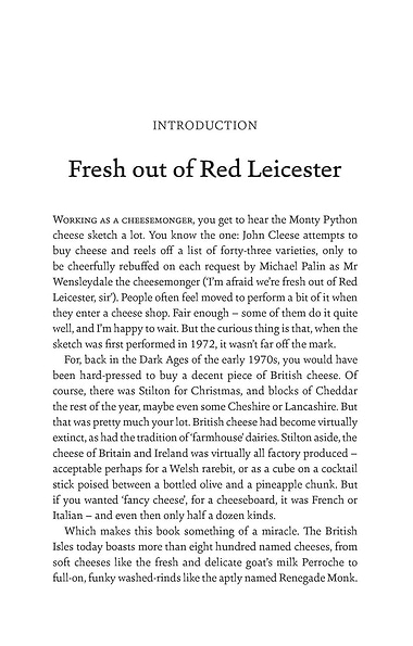 Cheesemongers History Of The British Isle