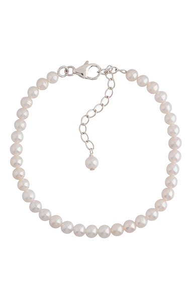 Ladies White Pearl Bracelet