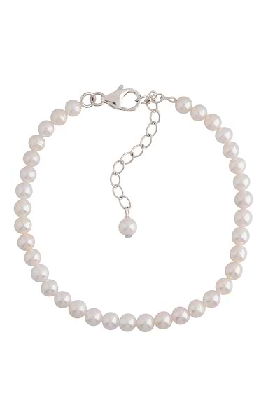 Ladies White Pearl Bracelet