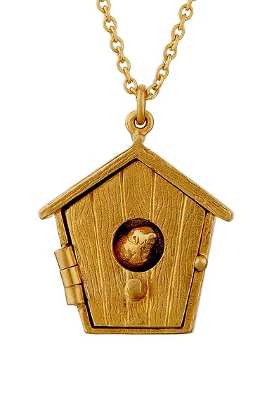 Alex Monroe Nesting Birdhouse Necklace