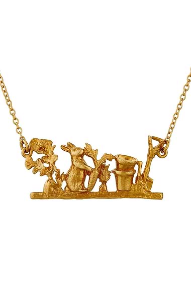 Alex Monroe Inline Allotment Necklace