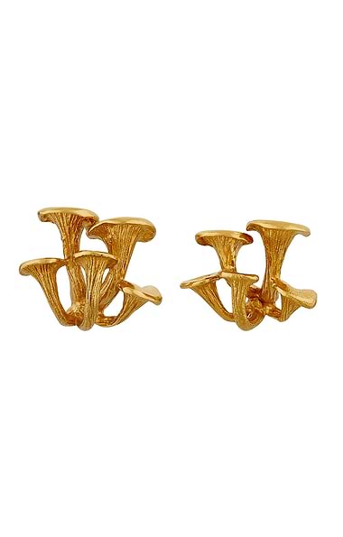 Ladies Alex Monroe Clustered Mushroom Earrings