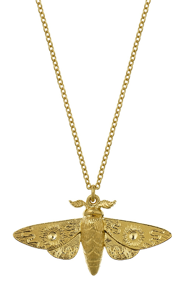 Ladies Alex Monroe Moth Necklace