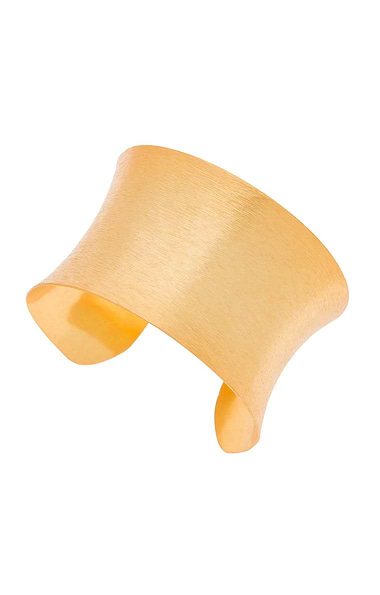 Ladies Heidi Gold Brushed Cuff