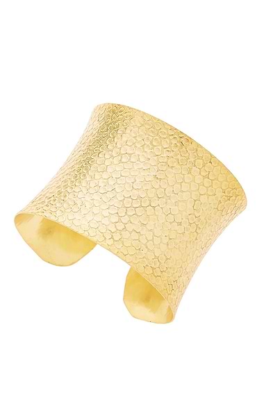 Ladies Snake Gold Cuff