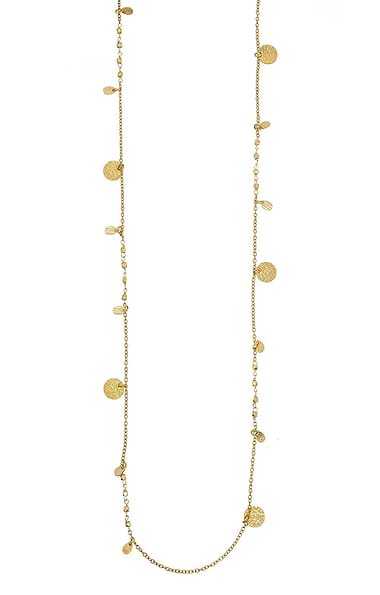 Athens Gold Coin Necklace