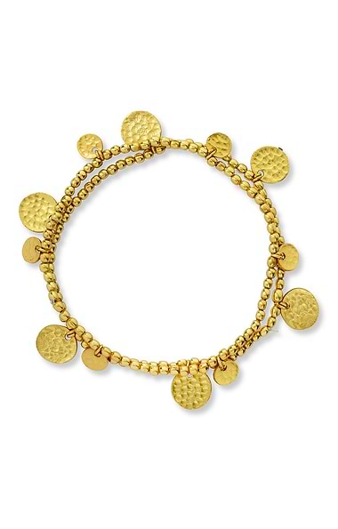Libra Gold Coin Bracelet