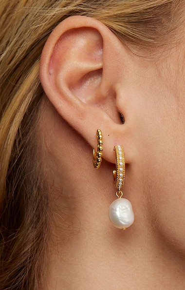 Ashiana London Meera Pearl Earrings