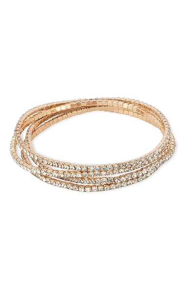 Ladies Ashiana London Set of 4 Lumi Bracelets