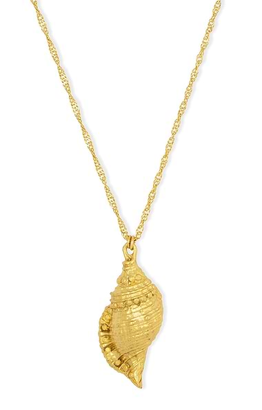 Ashiana London Gold Conch Necklace