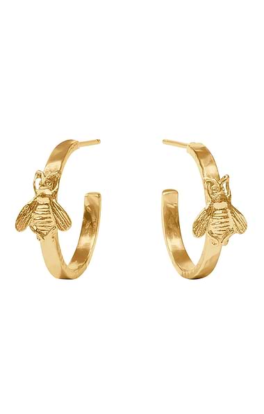 Julie Vos Bee Small Hoop Earrings