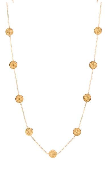 Julie Vos Valencia Delicate Station Necklace