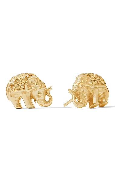Julie Vos Elephant Stud Earrings