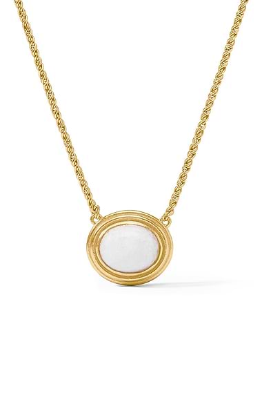 Julie Vos Portofino Solitaire Necklace