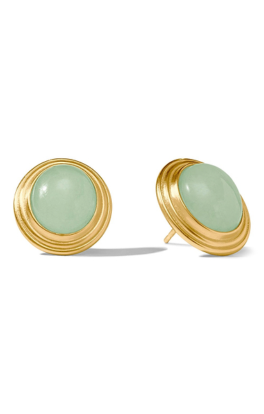 Julie Vos Portofino Stone Stud Earrings