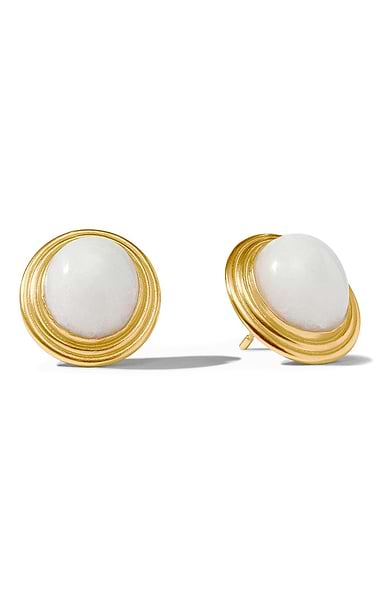 Julie Vos Portofino Stone Stud Earrings