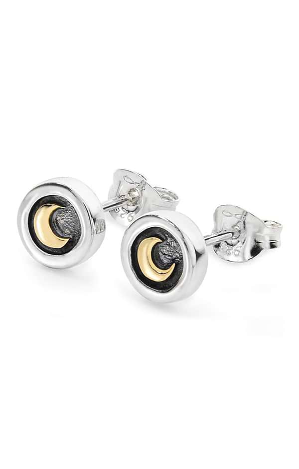 Moon Stud Earrings