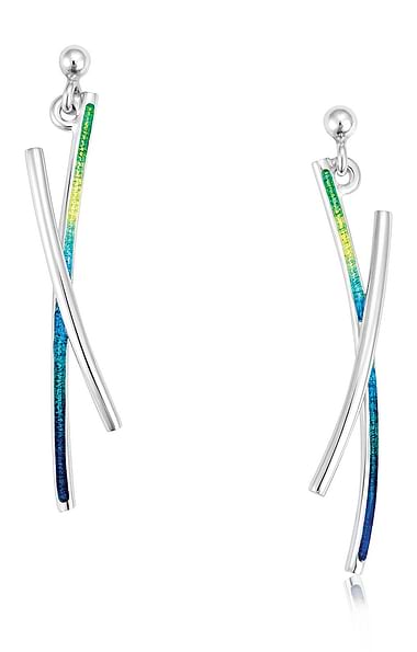 Sheila Fleet Wild Grass Drop Earrings