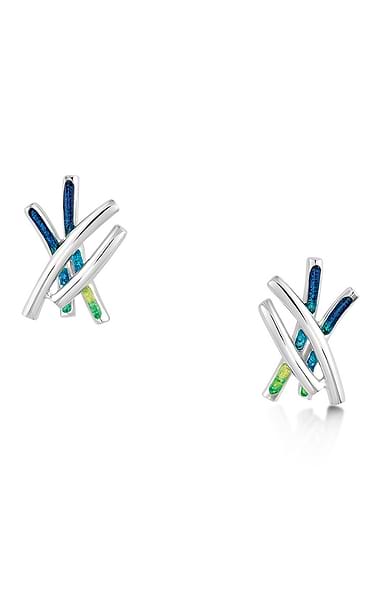 Sheila Fleet Wild Grass Stud Earrings