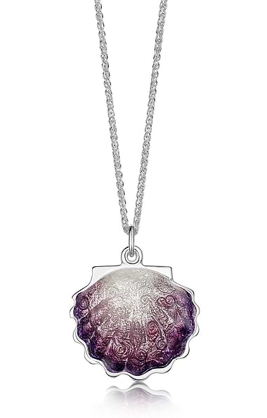 Sheila Fleet Medium Scallop Pendant