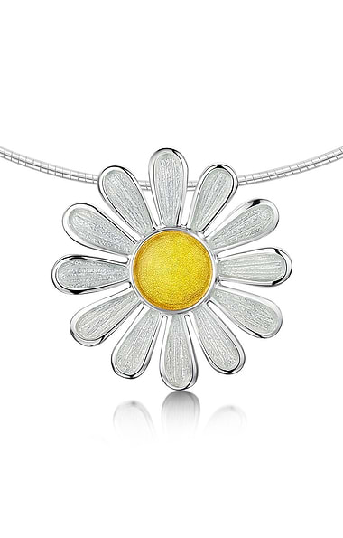 Sheila Fleet Daisy Necklace