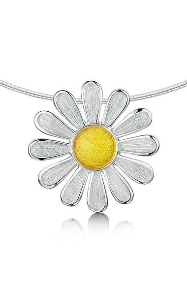 Sheila Fleet Daisy Necklace