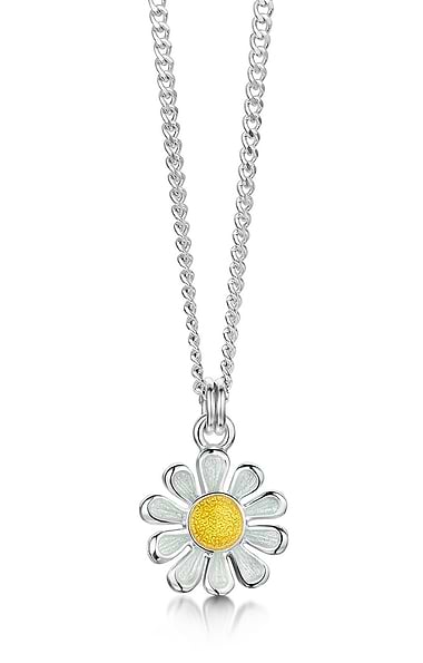 Sheila Fleet Small Daisy Pendant