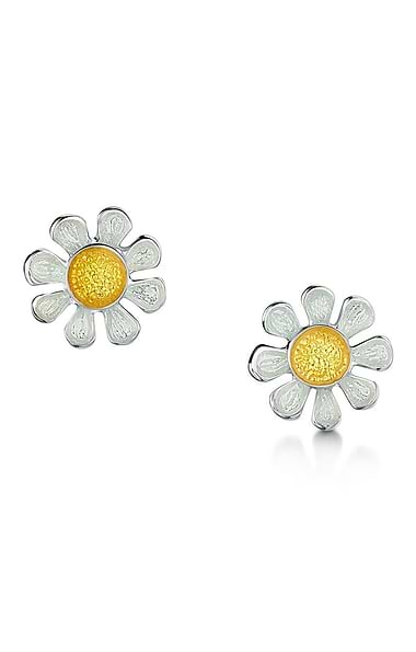 Sheila Fleet Daisy Stud Earrings