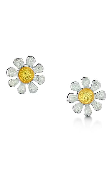 Sheila Fleet Daisy Stud Earrings