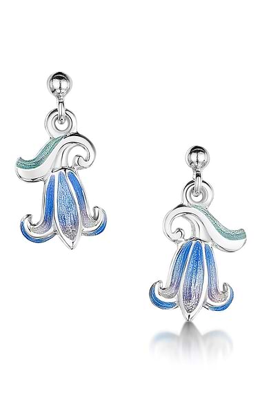 Sheila Fleet Bluebell Drop Earrings