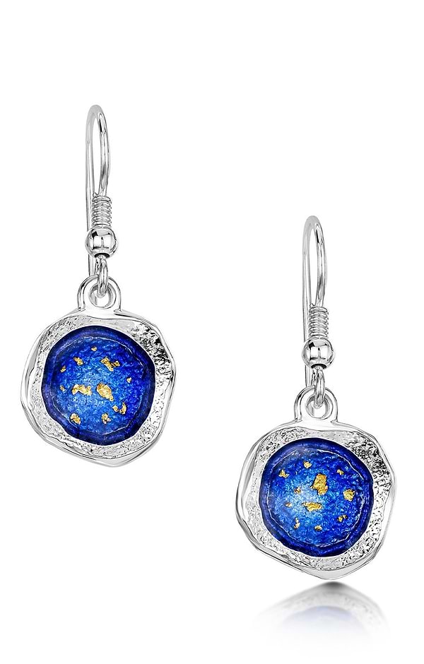 Sheila Fleet Lunar Universe Drop Earrings