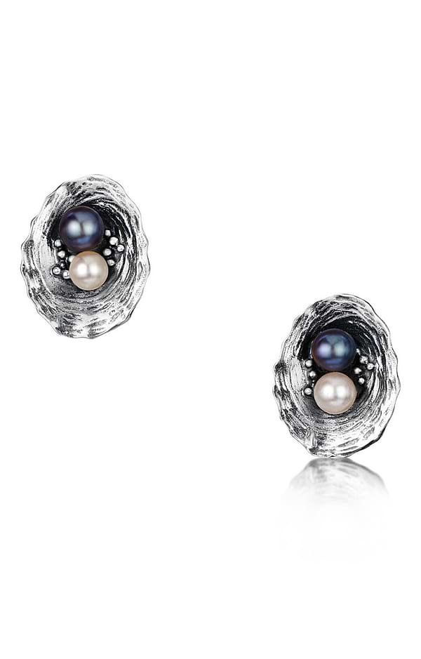 Sheila Fleet Limpet Stud Earrings