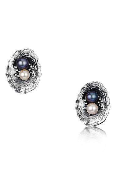 Sheila Fleet Limpet Stud Earrings