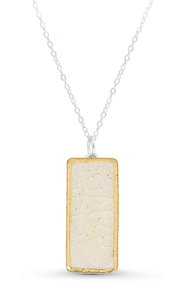 Ladies Handmade Rectangular Lagoon Necklace
