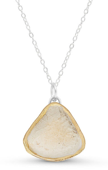 Ladies Handmade Coastal Teardrop Necklace