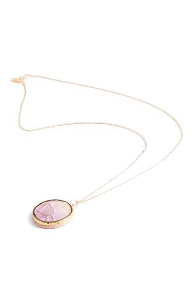 Ladies Handmade Celestial Round Pendant Necklace