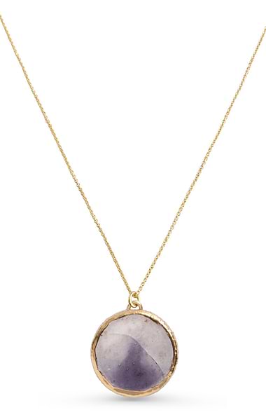 Ladies Handmade Celestial Round Pendant Necklace