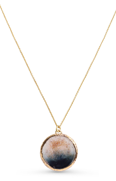 Ladies Handmade Celestial Round Pendant Necklace
