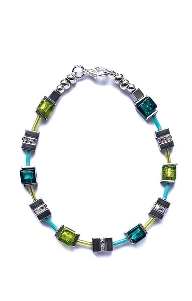 Mishe Murano & Hematite Bracelet