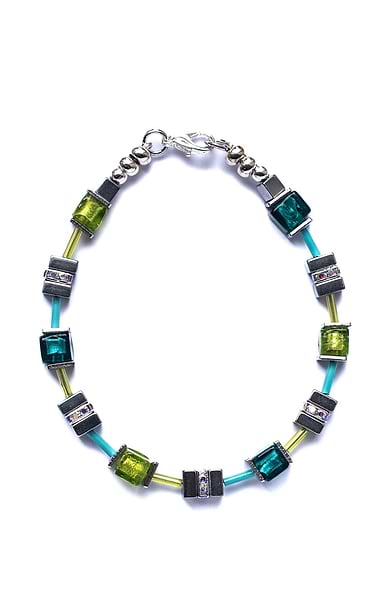 Mishe Murano & Hematite Bracelet